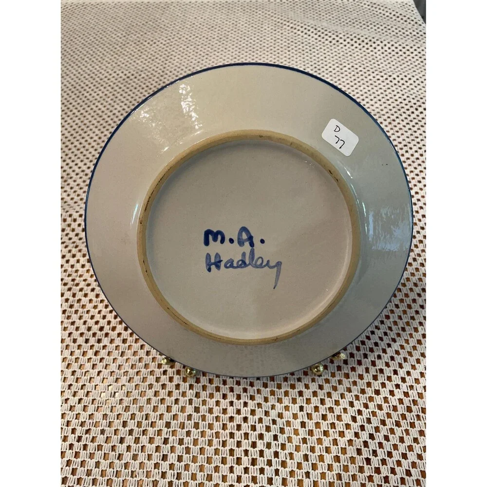 Vintage M.A. Hadley Duck Salad / Luncheon Plate
